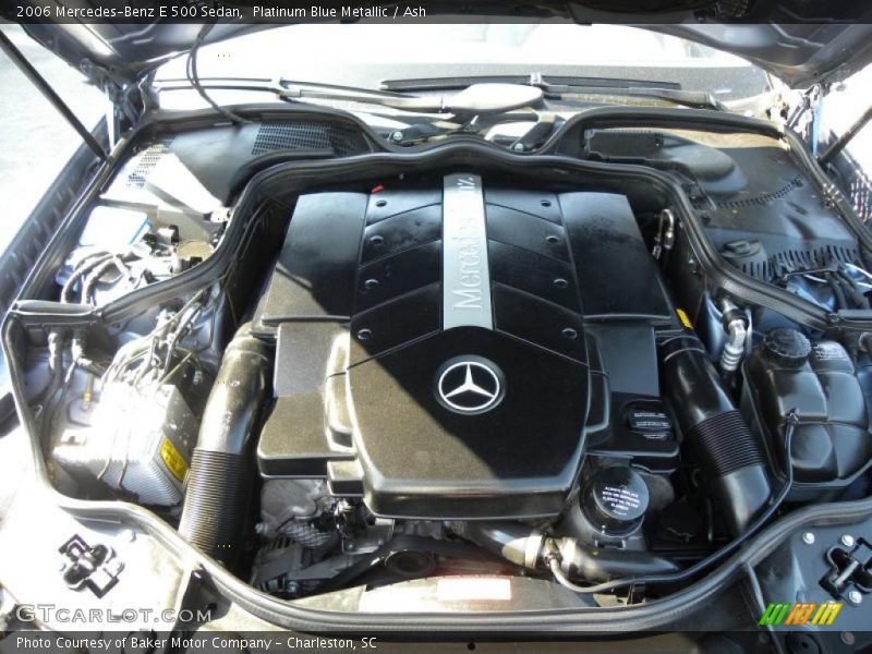 Platinum Blue Metallic / Ash 2006 Mercedes-Benz E 500 Sedan