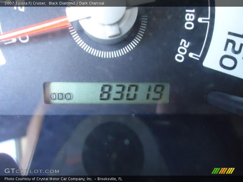 Black Diamond / Dark Charcoal 2007 Toyota FJ Cruiser