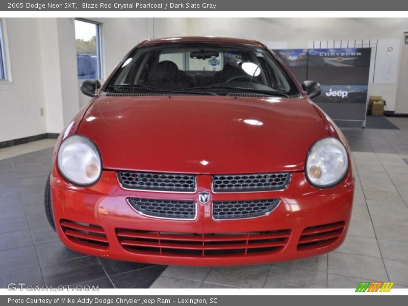 Blaze Red Crystal Pearlcoat / Dark Slate Gray 2005 Dodge Neon SXT