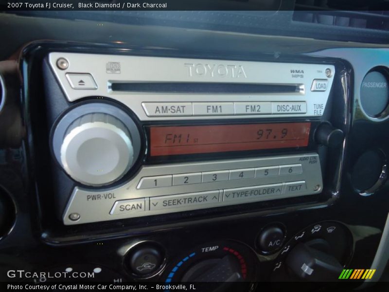 Black Diamond / Dark Charcoal 2007 Toyota FJ Cruiser