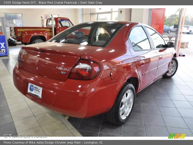 Blaze Red Crystal Pearlcoat / Dark Slate Gray 2005 Dodge Neon SXT