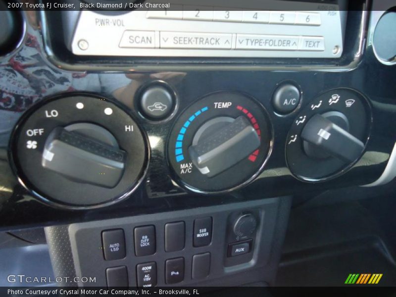 Black Diamond / Dark Charcoal 2007 Toyota FJ Cruiser