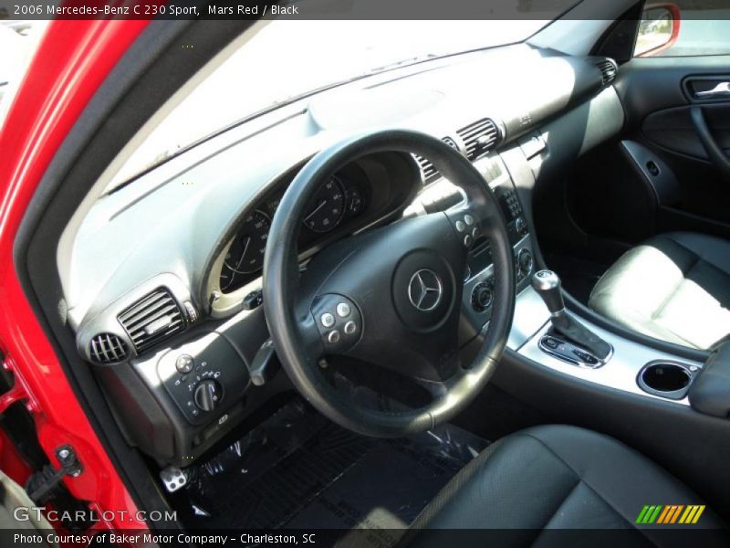 Mars Red / Black 2006 Mercedes-Benz C 230 Sport