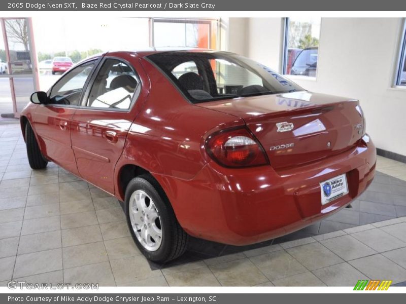 Blaze Red Crystal Pearlcoat / Dark Slate Gray 2005 Dodge Neon SXT