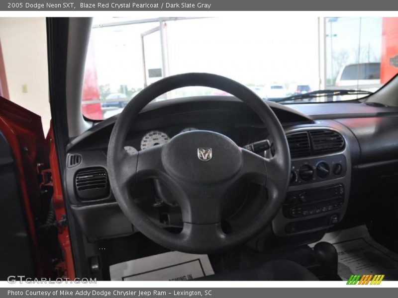 Blaze Red Crystal Pearlcoat / Dark Slate Gray 2005 Dodge Neon SXT