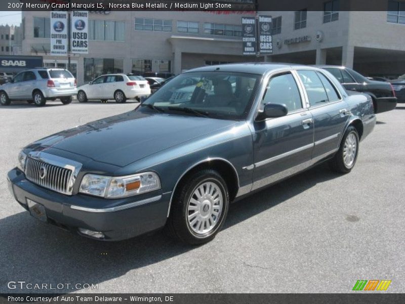 Norsea Blue Metallic / Medium Light Stone 2007 Mercury Grand Marquis LS