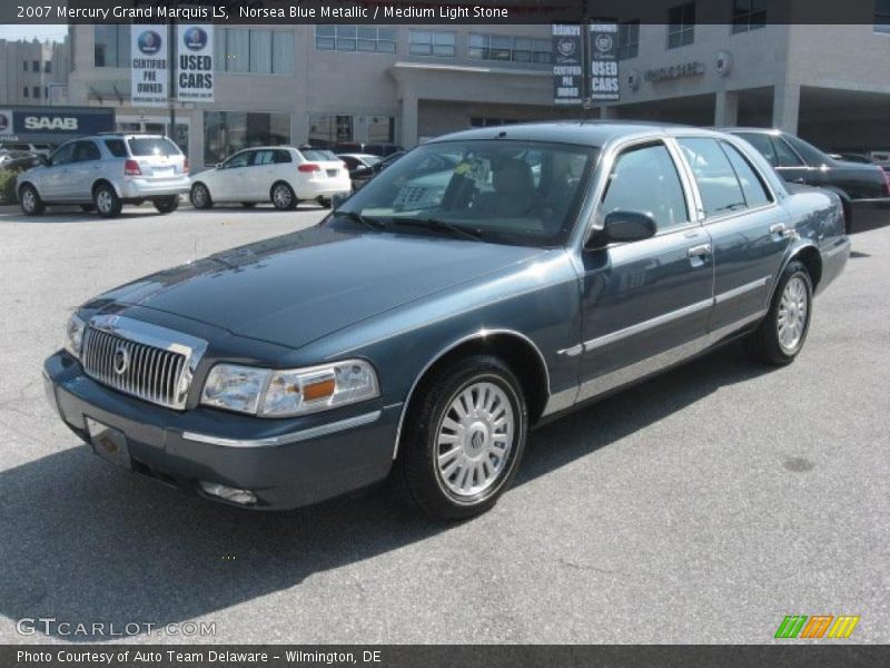 Norsea Blue Metallic / Medium Light Stone 2007 Mercury Grand Marquis LS