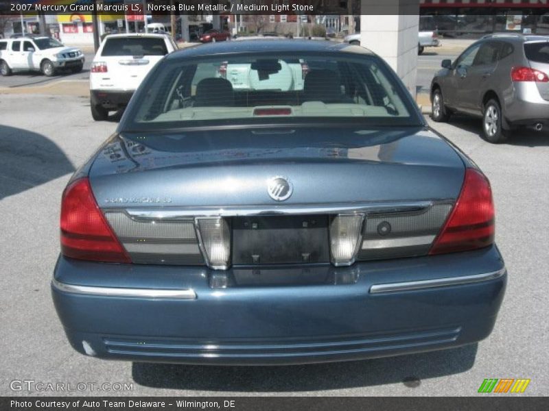 Norsea Blue Metallic / Medium Light Stone 2007 Mercury Grand Marquis LS