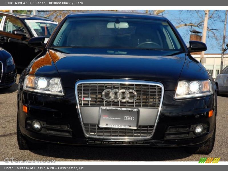 Brilliant Black / Black 2008 Audi A6 3.2 Sedan