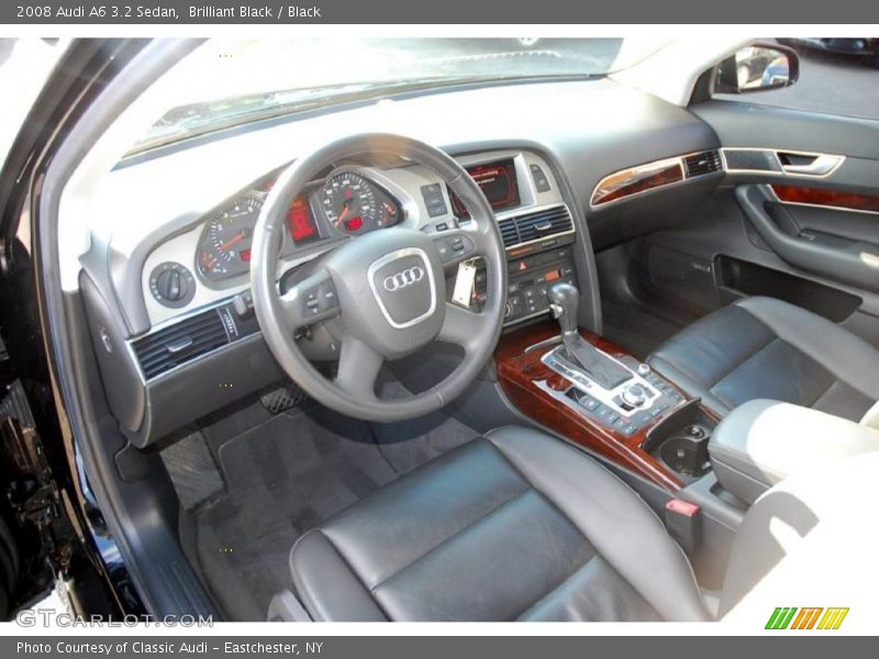 Black Interior - 2008 A6 3.2 Sedan 