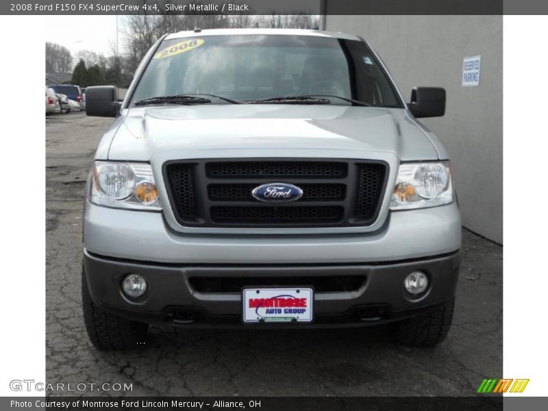 Silver Metallic / Black 2008 Ford F150 FX4 SuperCrew 4x4