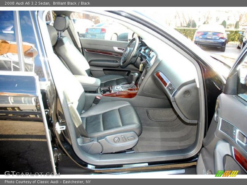 Brilliant Black / Black 2008 Audi A6 3.2 Sedan