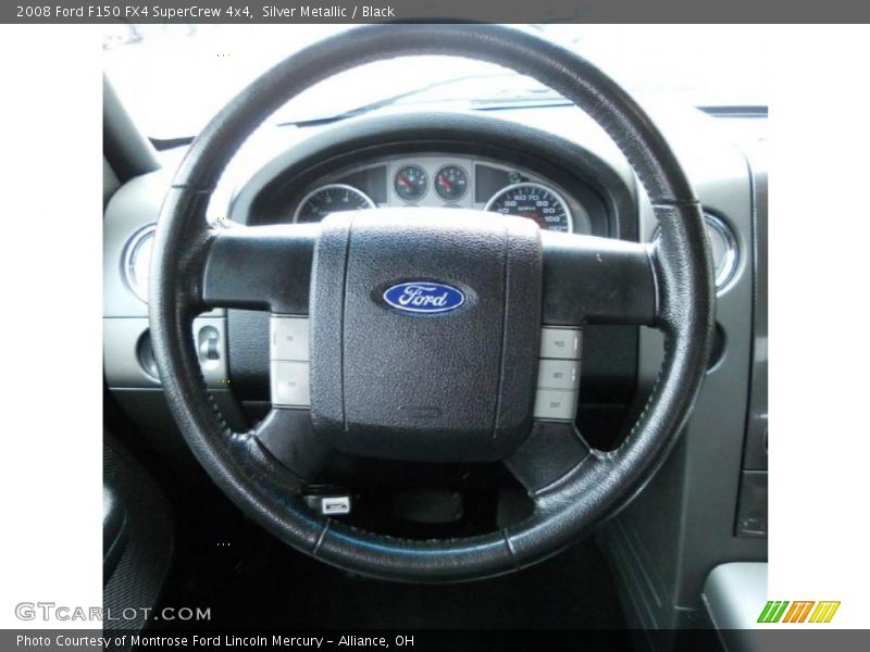 Silver Metallic / Black 2008 Ford F150 FX4 SuperCrew 4x4