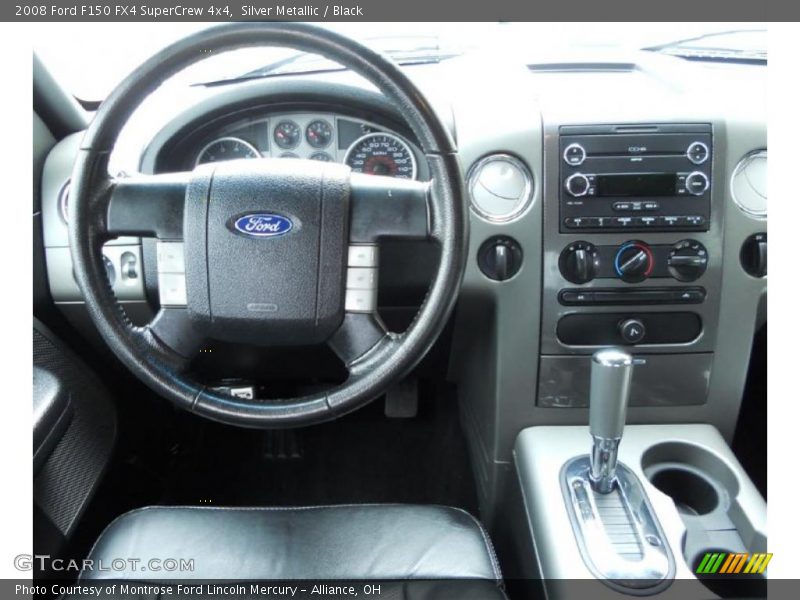 Silver Metallic / Black 2008 Ford F150 FX4 SuperCrew 4x4