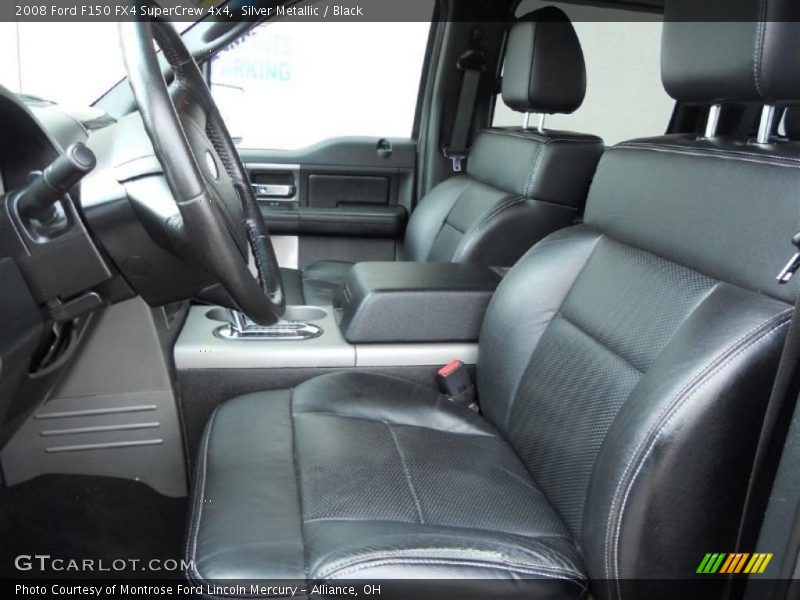 Silver Metallic / Black 2008 Ford F150 FX4 SuperCrew 4x4