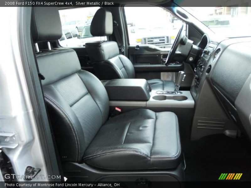 Silver Metallic / Black 2008 Ford F150 FX4 SuperCrew 4x4