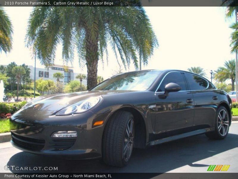 Front 3/4 View of 2010 Panamera S