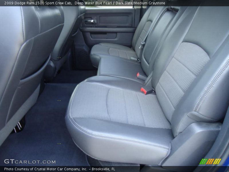 Deep Water Blue Pearl / Dark Slate/Medium Graystone 2009 Dodge Ram 1500 Sport Crew Cab