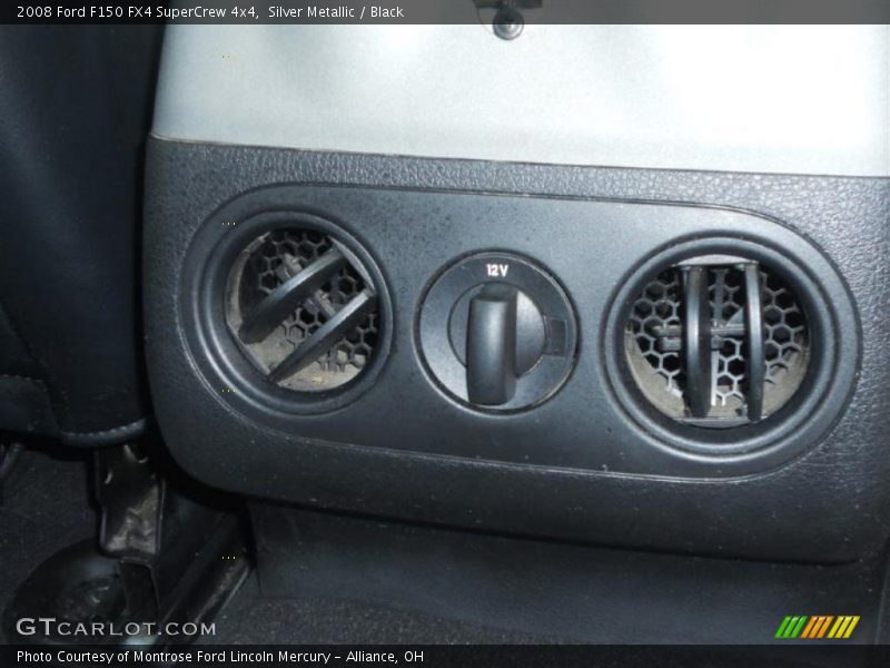 Silver Metallic / Black 2008 Ford F150 FX4 SuperCrew 4x4