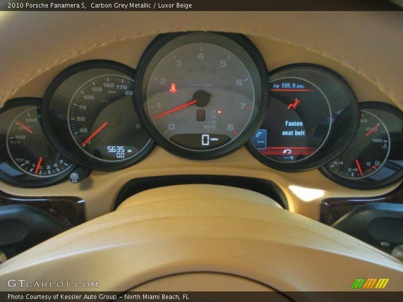  2010 Panamera S S Gauges