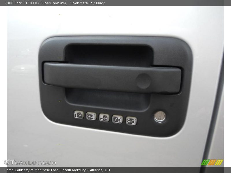 Silver Metallic / Black 2008 Ford F150 FX4 SuperCrew 4x4