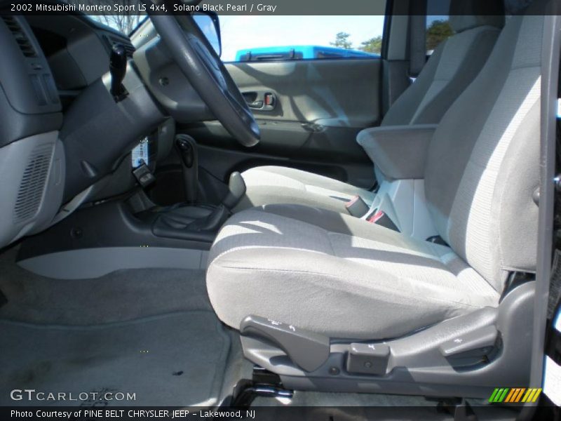 Solano Black Pearl / Gray 2002 Mitsubishi Montero Sport LS 4x4