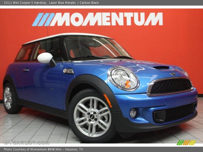 Laser Blue Metallic / Carbon Black 2011 Mini Cooper S Hardtop