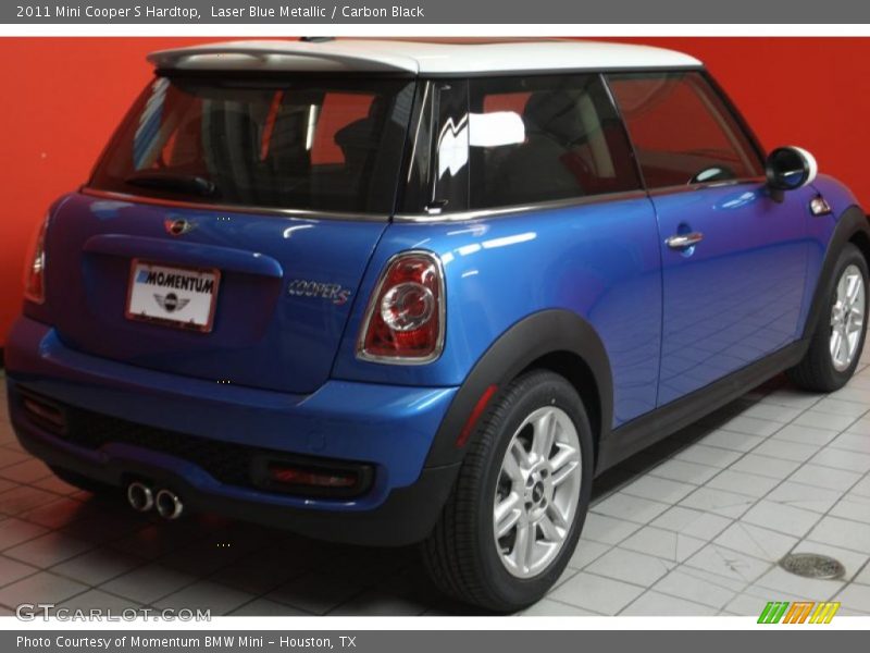Laser Blue Metallic / Carbon Black 2011 Mini Cooper S Hardtop