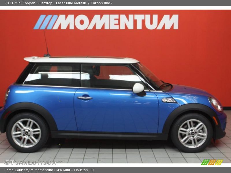 Laser Blue Metallic / Carbon Black 2011 Mini Cooper S Hardtop