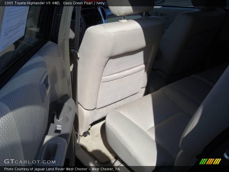 Oasis Green Pearl / Ivory 2005 Toyota Highlander V6 4WD