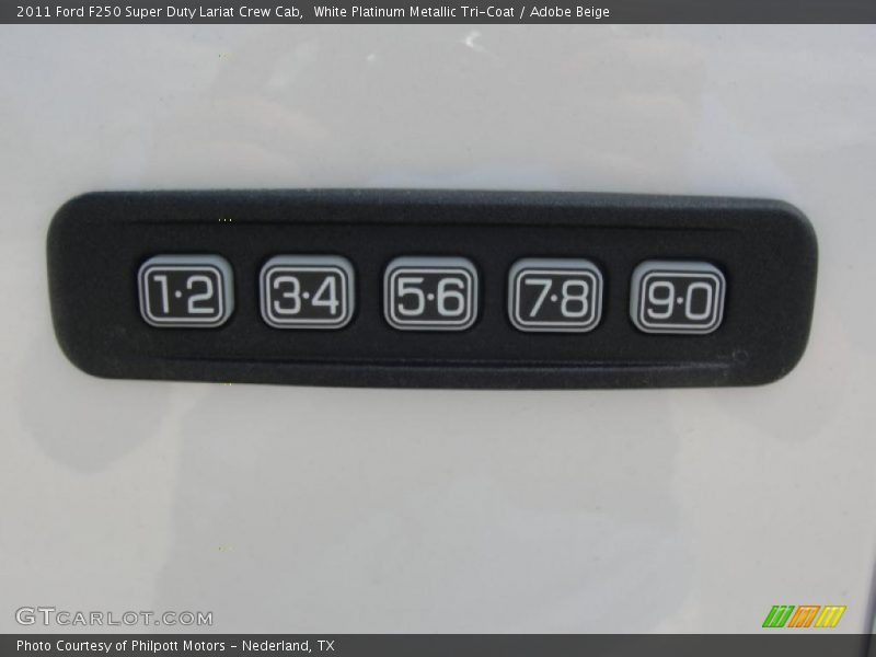 Controls of 2011 F250 Super Duty Lariat Crew Cab