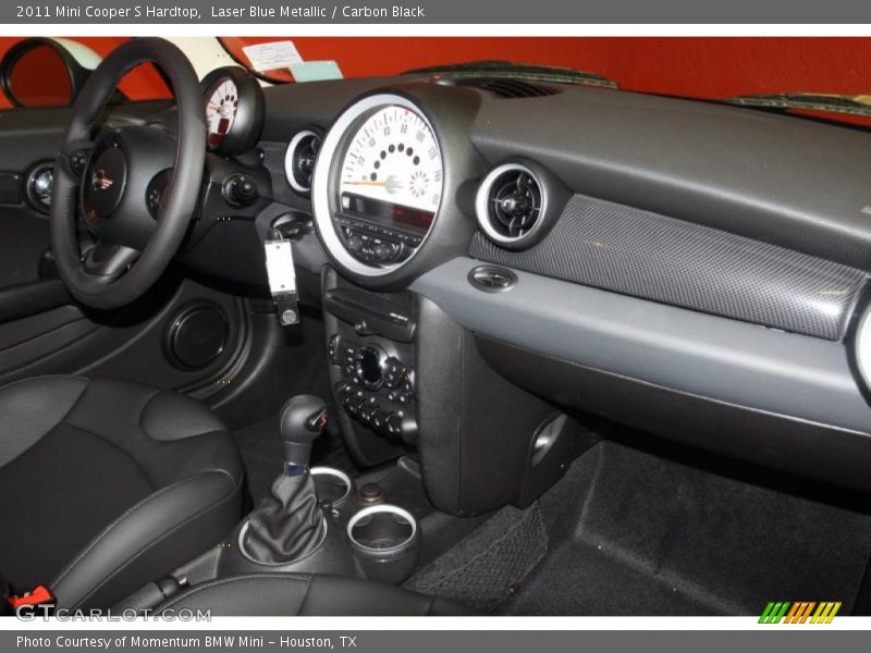 Laser Blue Metallic / Carbon Black 2011 Mini Cooper S Hardtop