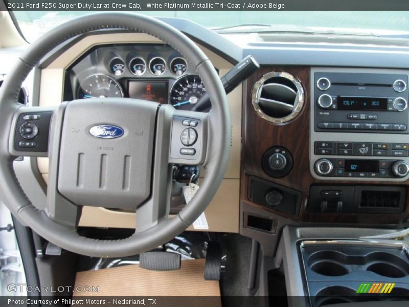 Dashboard of 2011 F250 Super Duty Lariat Crew Cab