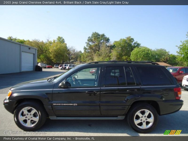 Brilliant Black / Dark Slate Gray/Light Slate Gray 2003 Jeep Grand Cherokee Overland 4x4