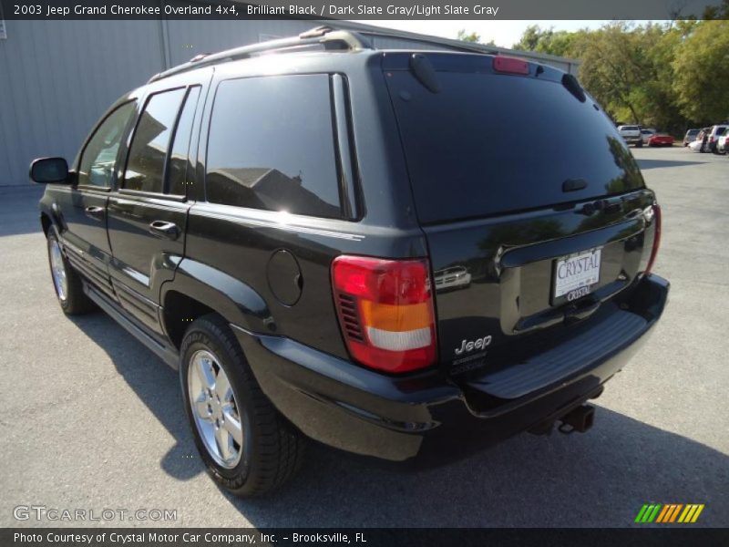 Brilliant Black / Dark Slate Gray/Light Slate Gray 2003 Jeep Grand Cherokee Overland 4x4