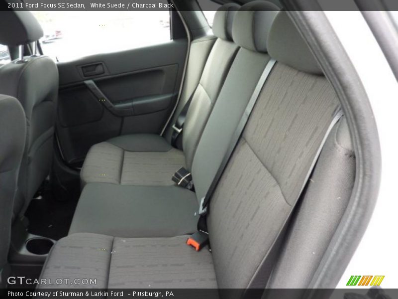 White Suede / Charcoal Black 2011 Ford Focus SE Sedan