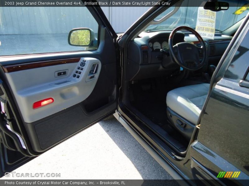 Brilliant Black / Dark Slate Gray/Light Slate Gray 2003 Jeep Grand Cherokee Overland 4x4
