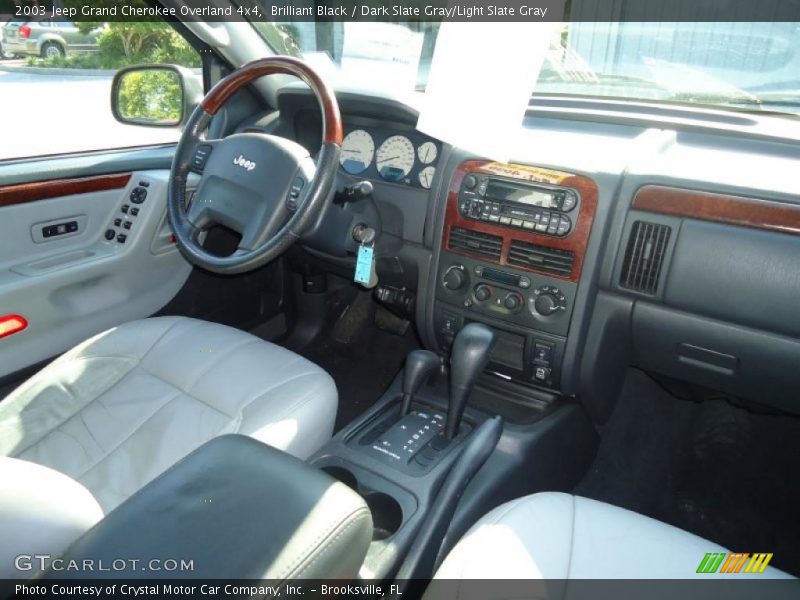 Brilliant Black / Dark Slate Gray/Light Slate Gray 2003 Jeep Grand Cherokee Overland 4x4
