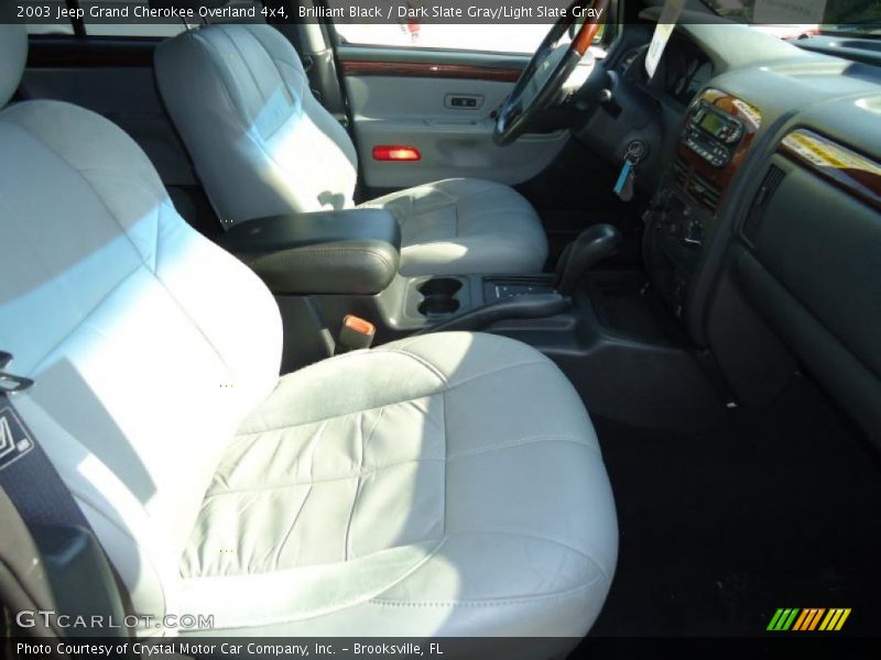 Brilliant Black / Dark Slate Gray/Light Slate Gray 2003 Jeep Grand Cherokee Overland 4x4