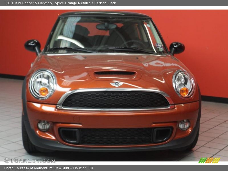 Spice Orange Metallic / Carbon Black 2011 Mini Cooper S Hardtop