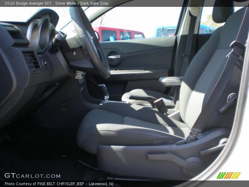Stone White / Dark Slate Gray 2010 Dodge Avenger SXT