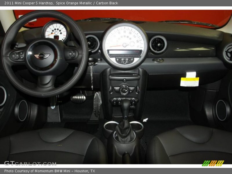 Spice Orange Metallic / Carbon Black 2011 Mini Cooper S Hardtop