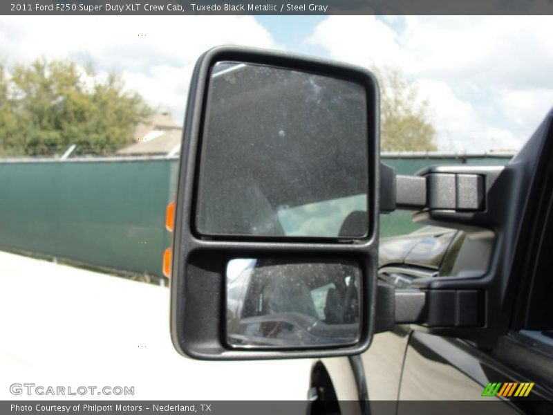 Tuxedo Black Metallic / Steel Gray 2011 Ford F250 Super Duty XLT Crew Cab
