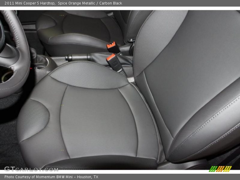 Spice Orange Metallic / Carbon Black 2011 Mini Cooper S Hardtop