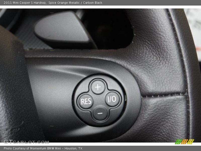 Spice Orange Metallic / Carbon Black 2011 Mini Cooper S Hardtop