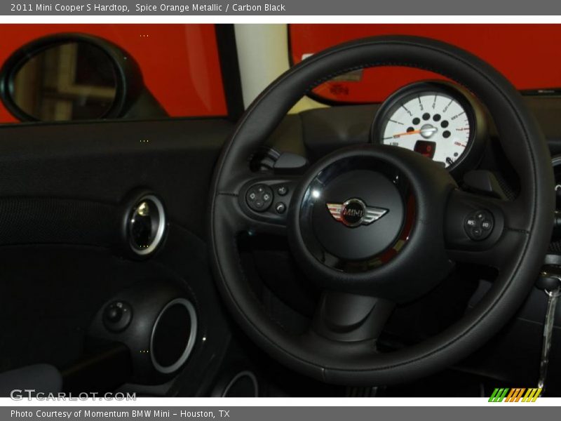 Spice Orange Metallic / Carbon Black 2011 Mini Cooper S Hardtop