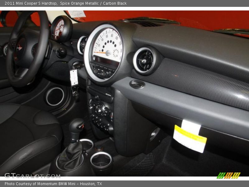 Spice Orange Metallic / Carbon Black 2011 Mini Cooper S Hardtop