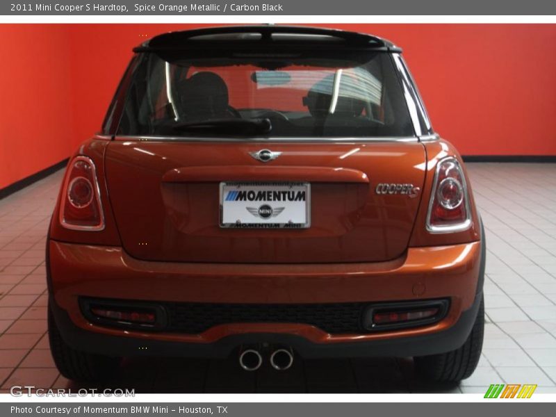 Spice Orange Metallic / Carbon Black 2011 Mini Cooper S Hardtop