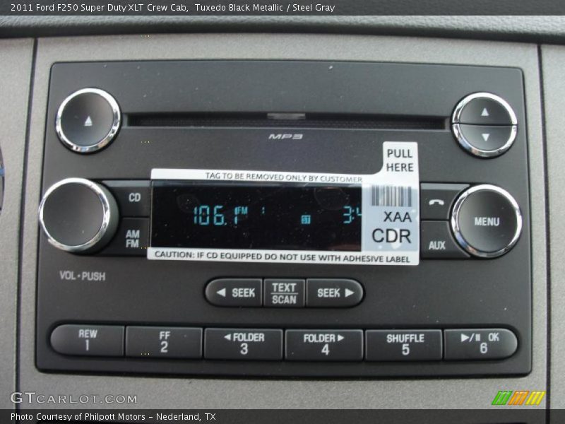 Controls of 2011 F250 Super Duty XLT Crew Cab