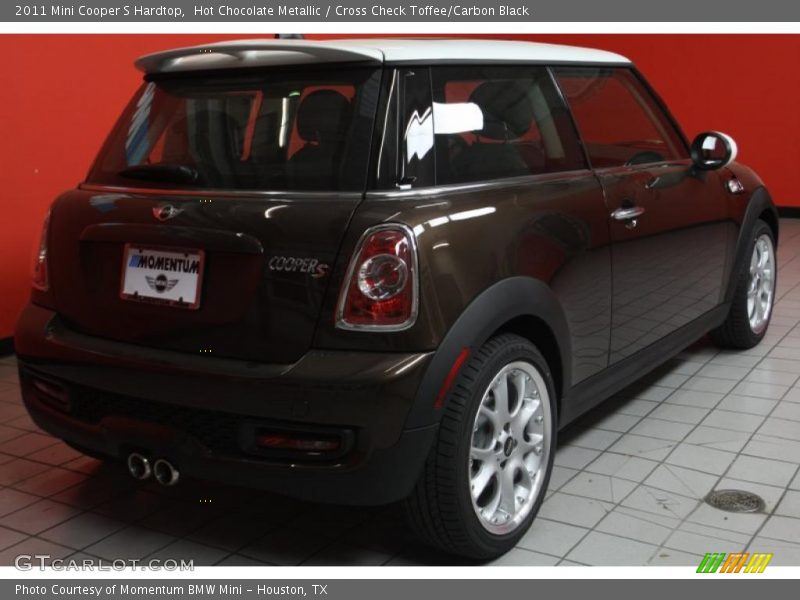 Hot Chocolate Metallic / Cross Check Toffee/Carbon Black 2011 Mini Cooper S Hardtop